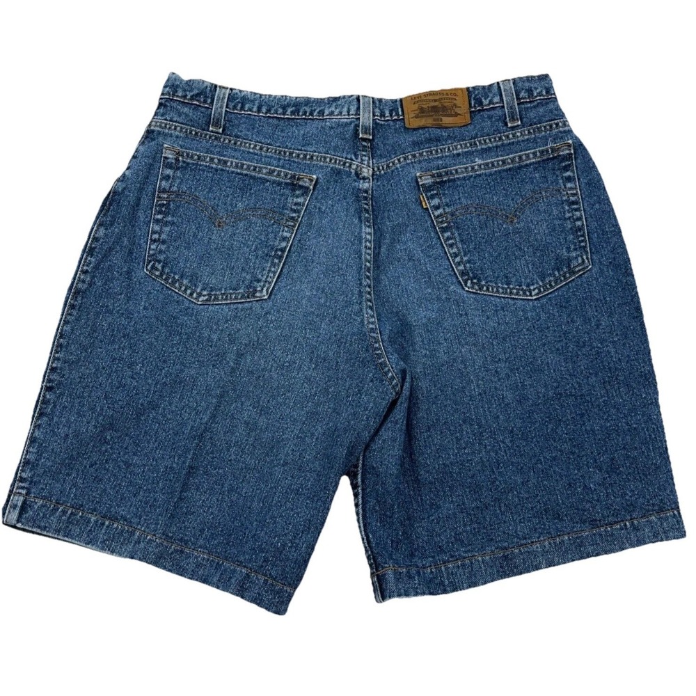 Vintage Levis 545 Shorts Men 38 Loose Baggy Fit Skater Jorts Dad 90s USA Made